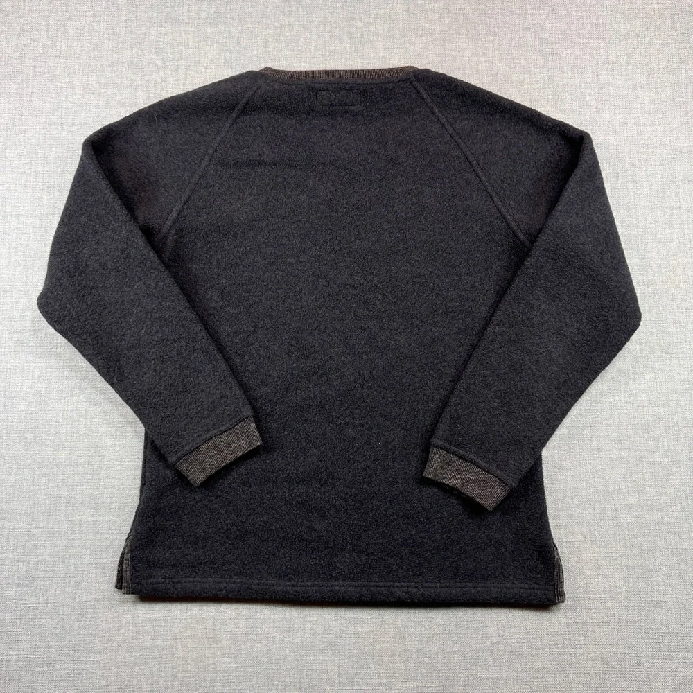 Carbon2Cobalt Fleece Crewneck Sweatshirt Men M Charcoal Minimalist Lounge Cozy